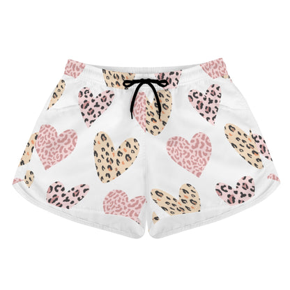 Womens All Over Print Casual Shorts