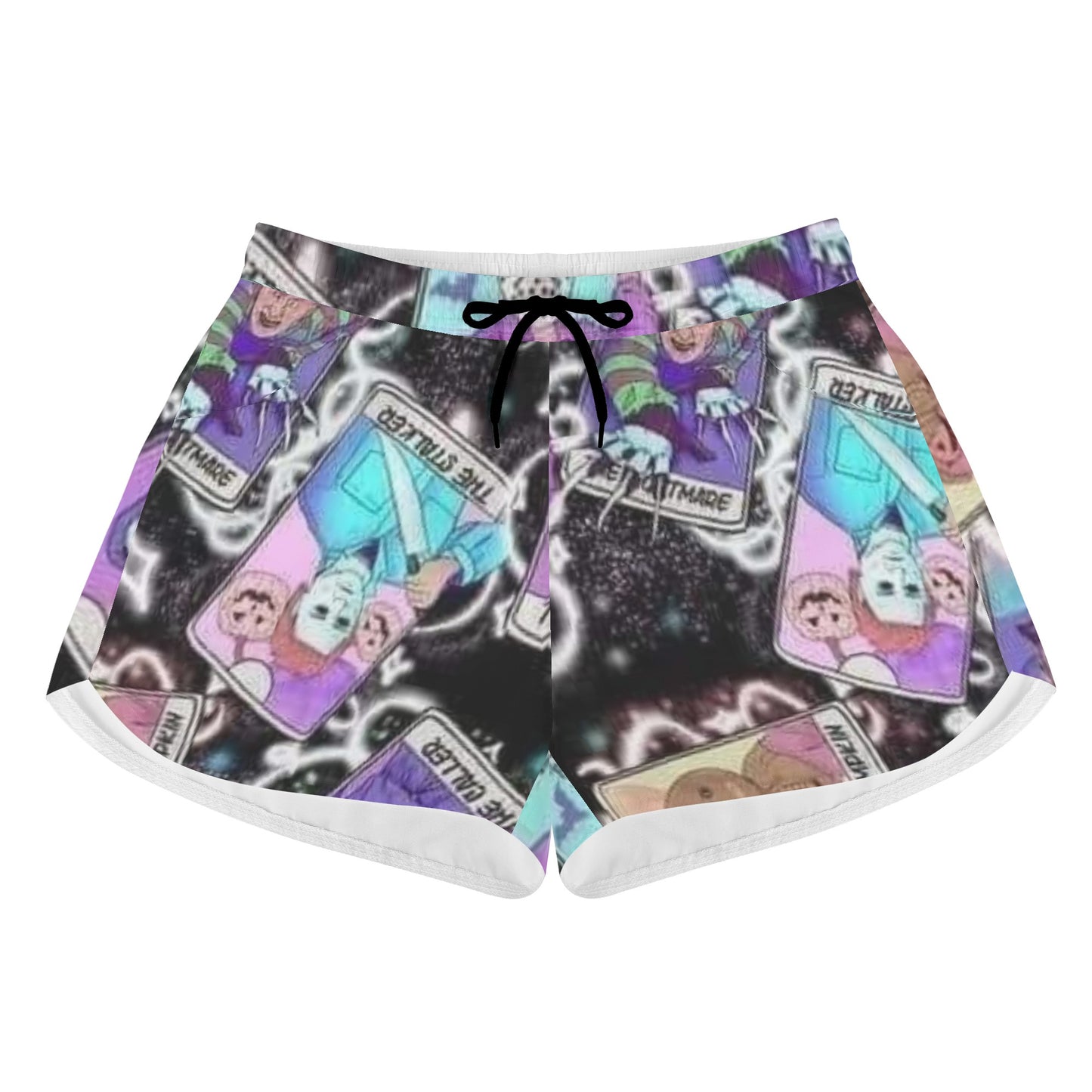 Womens All Over Print Casual Shorts